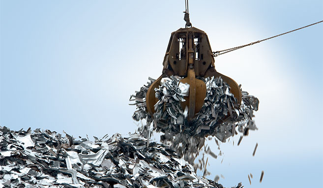 Metallrecycling im Rahmen der Abfallentsorgung für Tankstellen
