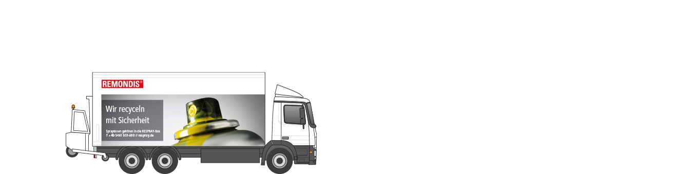 Logistik Spraydosenrecycling