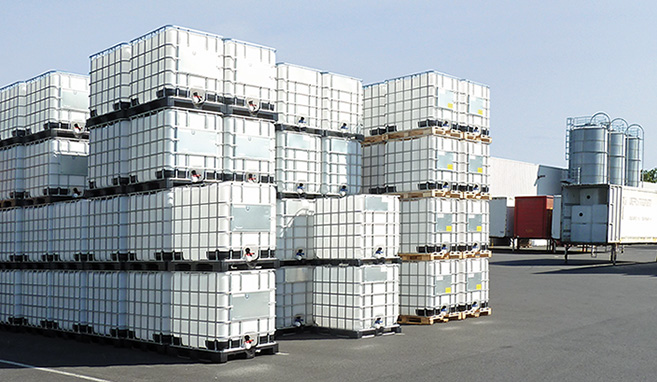 IBC-Behälter in Bramsche