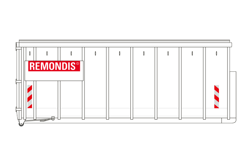 Abbildung Abrollkipper-Mulde