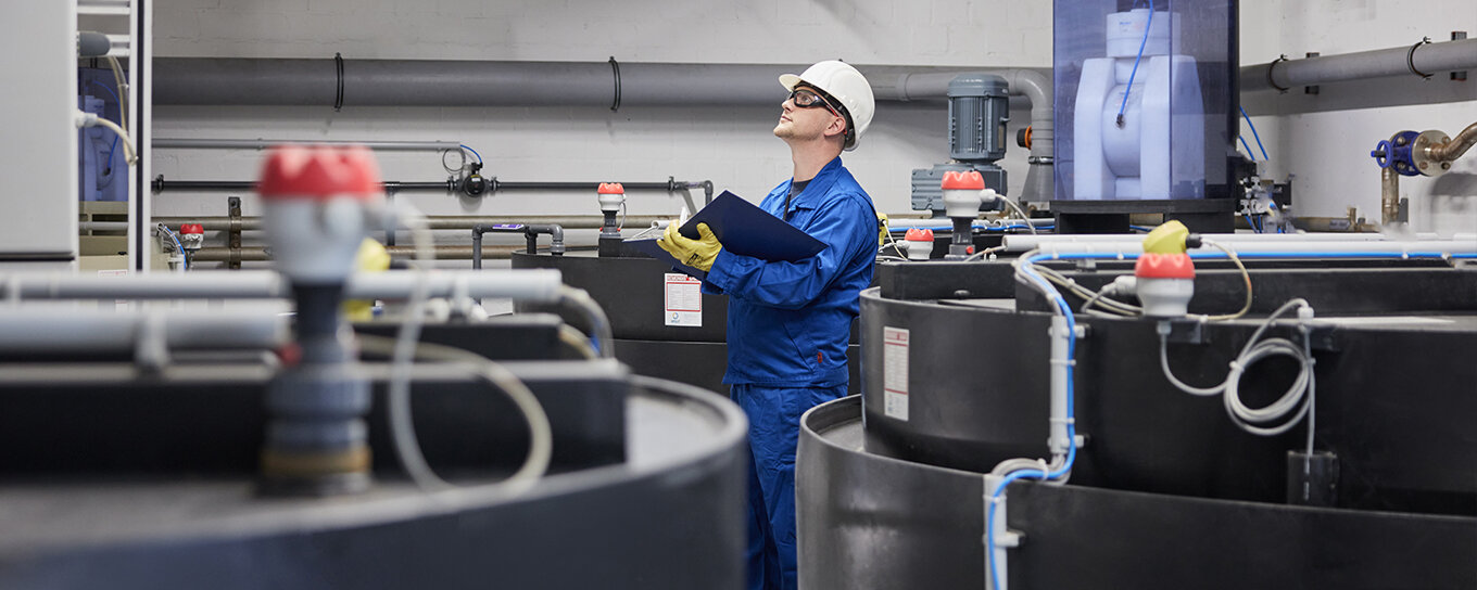 Iod-Rückgewinnungsanlage bei REMONDIS SAVA